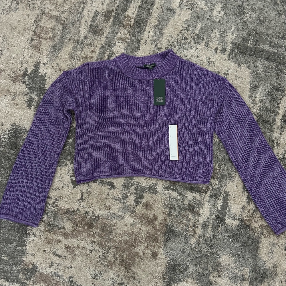 BRAND NEW Wild and Fable Target purple sweater in size S